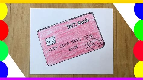 draw credit card credit card drawing credit card sketch