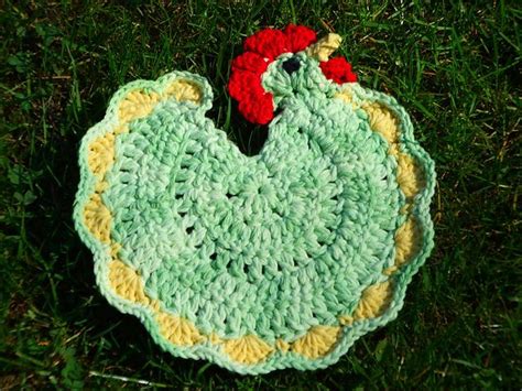 ravelry allnineskrs henrietta chicken potholder chicken crochet