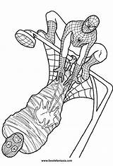Ragno Spiderman sketch template