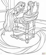 Coloring Rapunzel Pages Disney Princess Flynn Bubakids Regarding Thousand Cartoon sketch template