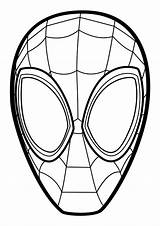 Spiderman Morales Coloriage Masker Kleurplaat Dessin Ausmalbilder Kleurplaten Colorings Maske Coloringoo Maska Spiderverse Leukekleurplaten Imprimer Salamander sketch template