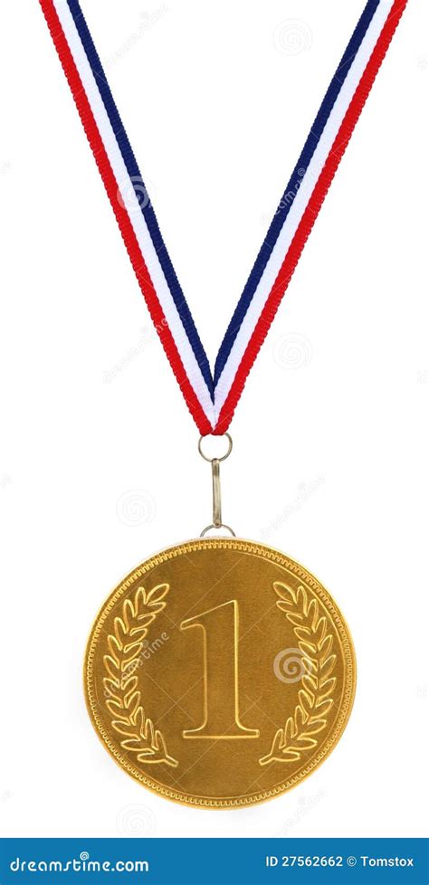 st place gold medal stock photo image