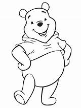 Pooh Winnie Coloring Pages Disney Characters Para Cartoon Fullcoloring Bear Poo Easy Colorear Drawings Dibujos Character Drawing Kids Unique Tiernos sketch template