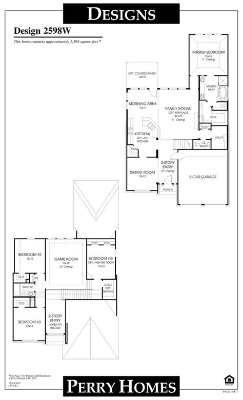 home perry homes house floor plans floor plans