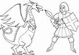 St George Colouring Georges Saint Coloring Dragon Printables Kids Flag Template Craft Crafts Pages Printable England Story Activities Eparenting Sheets sketch template