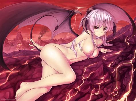 breasts succubus demon horns nude tail wings anime hentai random pics luscious