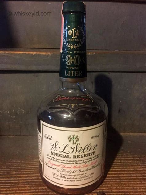 wellerspecialreservepfliterfront whiskey id identify vintage  collectible bourbon