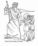 Moses Coloring Pages Egypt People His Led Bad Flag Color Guy Getcolorings Getdrawings Person sketch template