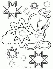 baby tweety bird colouring pages coloring home
