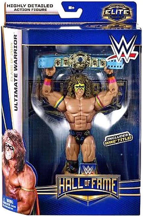 wwe wrestling elite collection hall  fame ultimate warrior exclusive