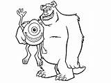 Coloring Monsters Pages Mike Inc Bigfoot Wazowski Kids Monster Disney Printable Drawing Truck Colouring Sulley Finding Sullivan Halloween Cartoon James sketch template