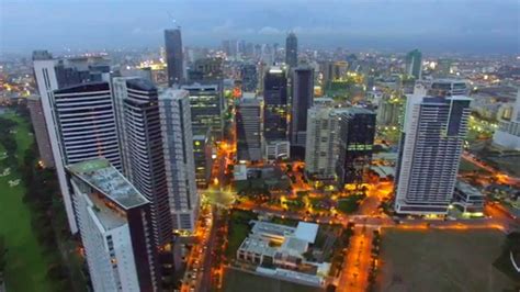 video bonifacio global city taguig aerial