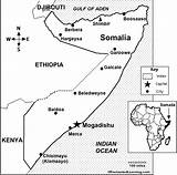Somalia Africa Somali Map Cities Capital Horn Kenya Equator Ethiopia Maps Djibouti Ocean Enchantedlearning Indian City Somaliland Country Mogadishu sketch template
