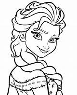 Coloring Elsa Frozen Print Pages Quality High Topcoloringpages sketch template