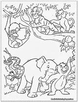 Coloring Jungle Pages Animals Animal Baby Popular sketch template