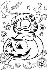 Garfield Nightlife Spooky Spongebob Printcolorcraft sketch template