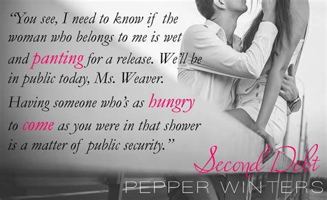~ Second Debt By Pepper Winters Excerpt Reveal ~