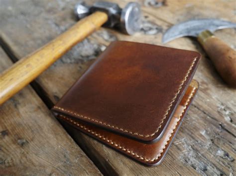 leather wallet mens leather wallet  handmade bi fold