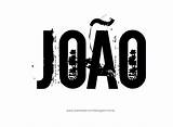 Joao Joaoleitao João Desenhos Nomes sketch template