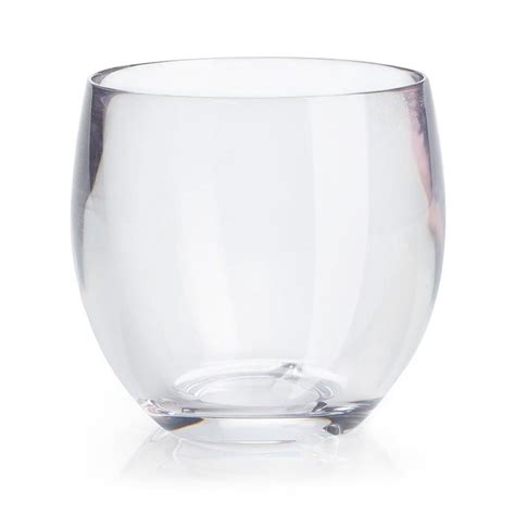 get sw 1450 cl 8 oz stemless wine glass clear plastic