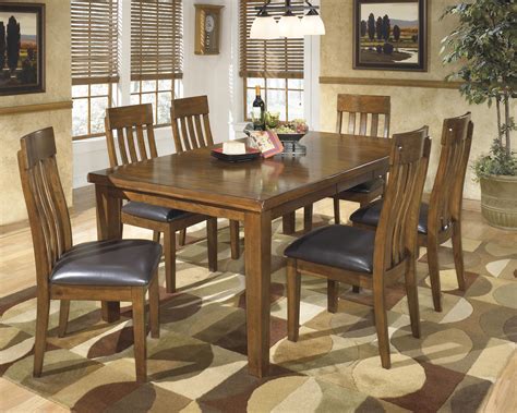 signature design  ashley ralene casual  piece dining set  butterfly extension leaf
