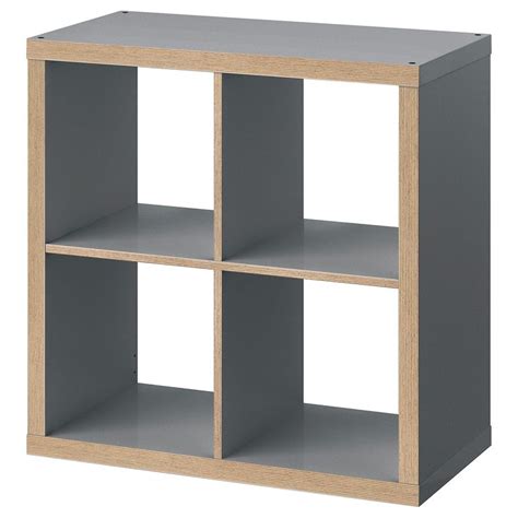 kallax grey wood effect cube storage unit  cm ikea kallax shelving unit shelving