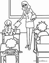 Coloring Pages Teacher Printable sketch template