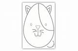 Tomcat Cute sketch template