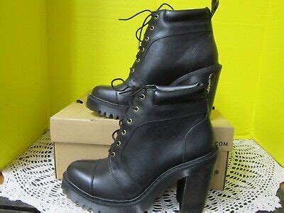 dr martens averil  eye ankle boot black sendal leather womens aw size    ebay