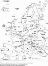 Coloring Europe Map Pages Printable Maps Popular sketch template