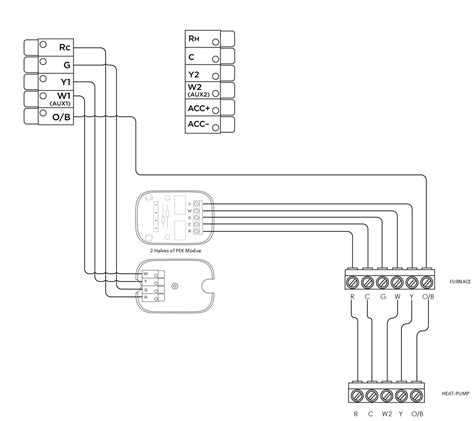 ecobee wiring diagram heat pump wiring diagram  schematic role