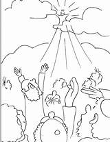 Colorear Para Ascension Coloring Cristo Jesus Venida La Segunda Imagenes El Del Pańskie Por Comments Una Su Cristianos Que Manualidades sketch template