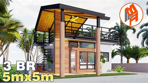 small house design  roof deck  philippines
