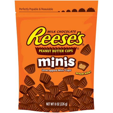 reeses mini  oz bag  lds snacks  ldsbookstorecom