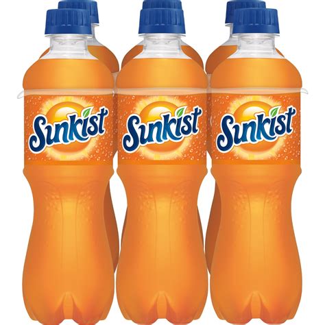 sunkist orange soda pop  fl oz  pack bottles walmartcom