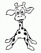 Giraffe Coloring Cliparts Pages Favorites Add Clipart sketch template