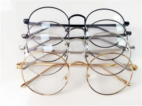 2020 wholesale korean round glasses frame clear lens women men retro