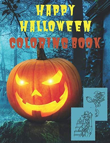 happy halloween coloring book kids halloween book   ages