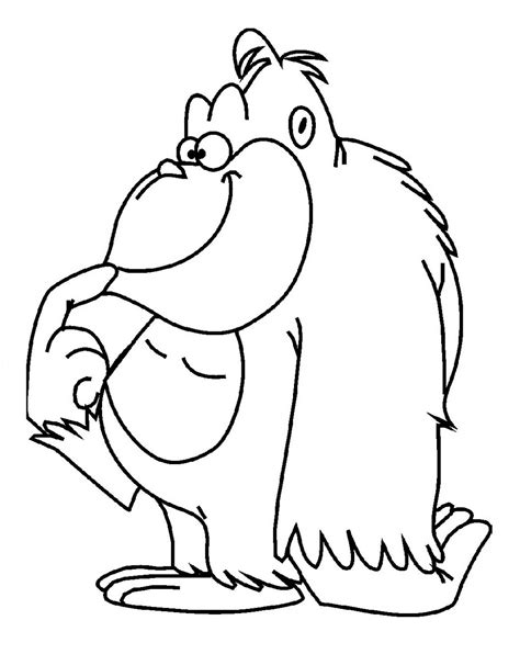 top  strong  great gorilla coloring sheet   ages coloring pages