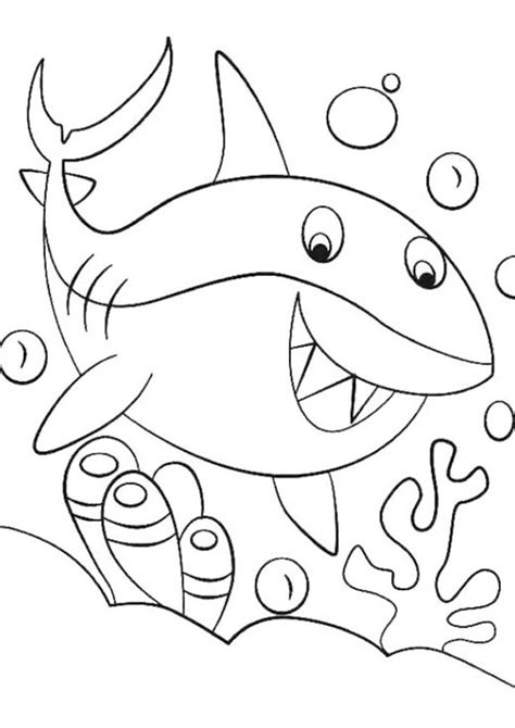 unique shark colouring pages  print  printable reward charts  kids