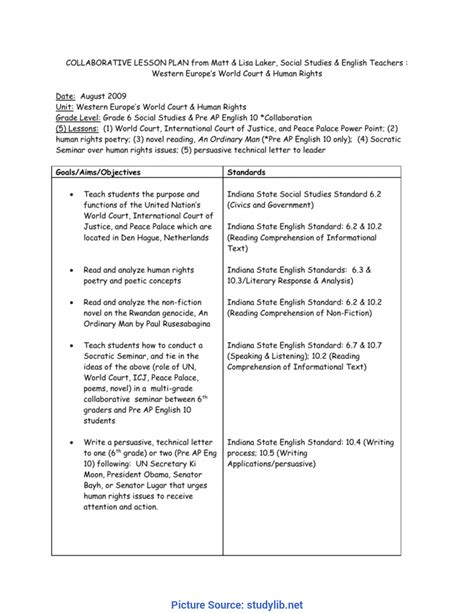 6th grade english lesson plans lesson plans learning