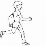 Jogging Drawing Coloring Pages Getdrawings Drawings sketch template