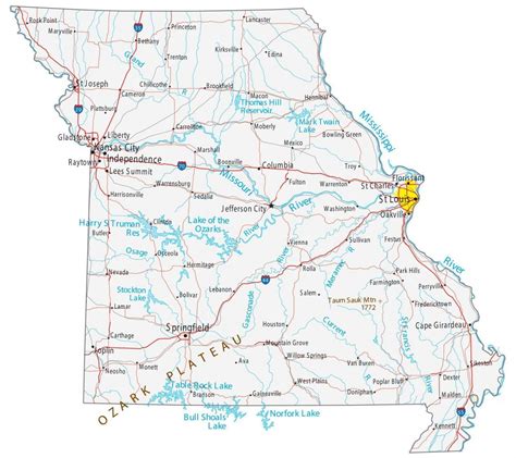 printable missouri map