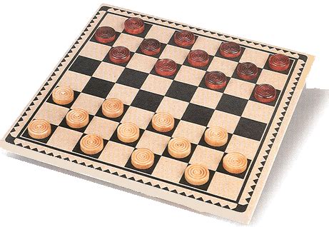 checkers  checkers set  silk screened wood board complete