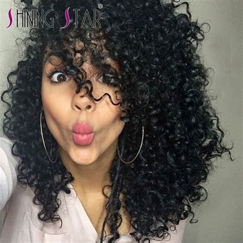 Buy Short Curly Weave Human Hair Brazilian Kinky Curly