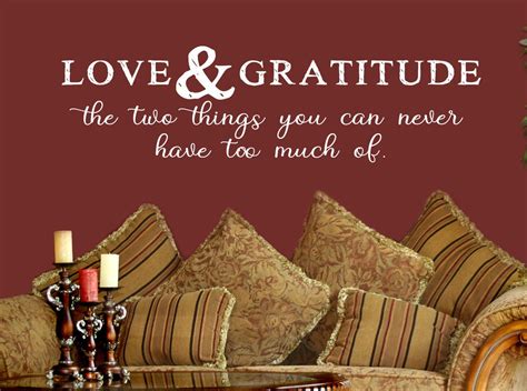 love  gratitude wall decal farmhouse decor love gratitude  grateful decal grateful
