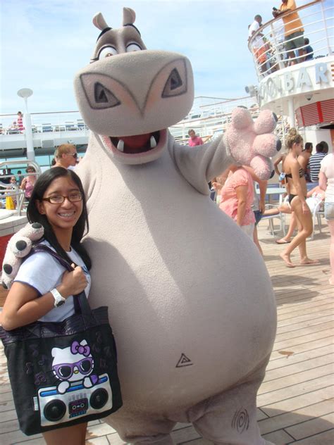 Me And Gloria The Hippo At The Cruise Photo 2 By Magic Kristina Kw On