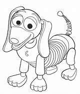Coloring Pages Slinky Toy Story sketch template