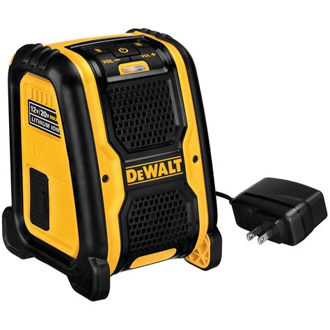 jobsite bluetooth speaker dcr dewalt