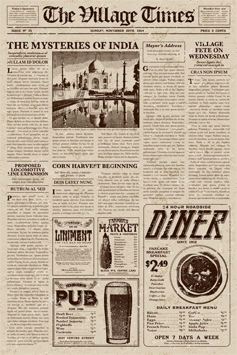 newspaper periodico de epoca collage de periodicos libreta de
